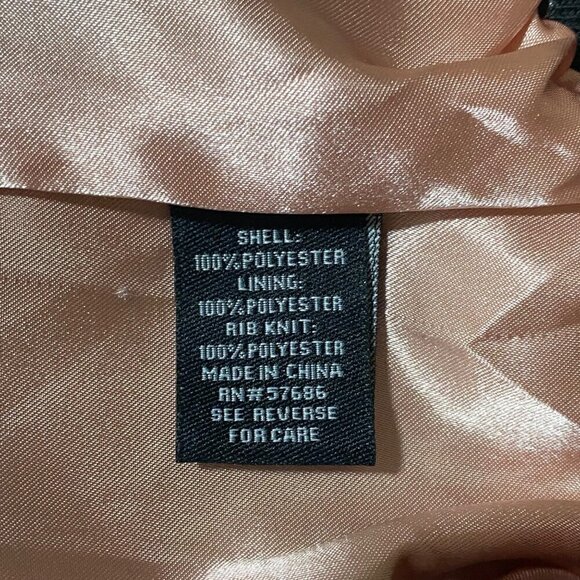 Outer Edge Satin Embroidered Cherry Blossoms Jacket Size 1X - Picture 6 of 6